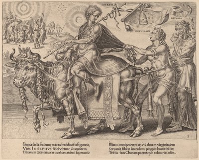 The Triumph of Joseph by Dirck Volckertz Coornhert after Maerten van Heemskerck