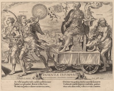 The Triumph of Patience by Dirck Volckertz Coornhert after Maerten van Heemskerck