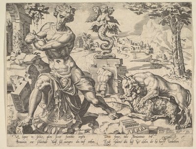 Benjamin, from the series The Twelve Patriarchs, 1550 by Dirck Volkertsen Coornhert