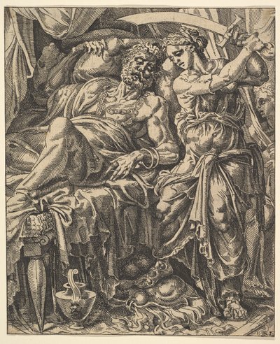 Judith Slaying Holofernes, from The Story of Judith and Holofernes by Dirck Volkertsen Coornhert