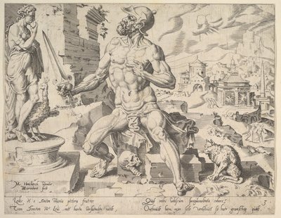 Simeon, from the series The Twelve Patriarchs, 1550 by Dirck Volkertsen Coornhert