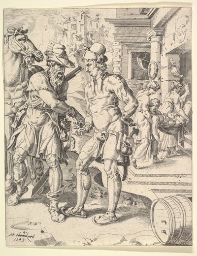 The Parable of the Good Samaritan by Dirck Volkertsen Coornhert
