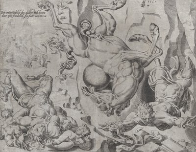 The World Perishing Together with Knowledge and Love, from The Unrestrained World, plate 4 by Dirck Volkertsen Coornhert