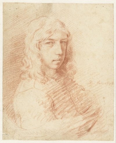 Bust of a Young Man with Long Hair by Dirck de Bray