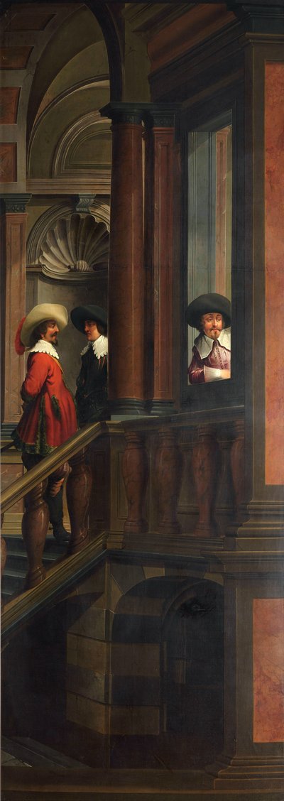 A Seven-Part Decorative Sequence: The Outdoor Staircase by Dirck van Delen