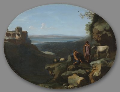Mercury and Argus in a Landscape, c.1635 by Dirck van der Lisse