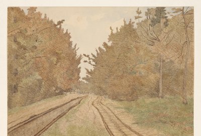 Landscape in Drenthe by Dirk Arnoldus Tavenraat
