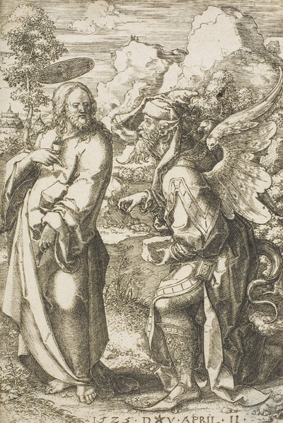 Christ Tempted by the Devil by Dirk Jacobsz Vellert