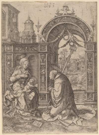 The Vision of Saint Bernard by Dirk Jacobsz Vellert