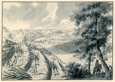 View of Namur and the River Maas, Seen from the South-west by Dirk Maas (possibly)
