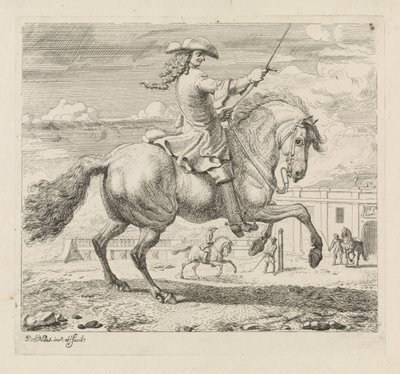 Rider to the Right by a Riding School (series title: Riding School) by Dirk Maas