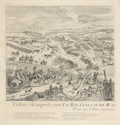Battle of Drogheda on the Boyne, July 1, 1690 (left sheet) by Dirk Maas