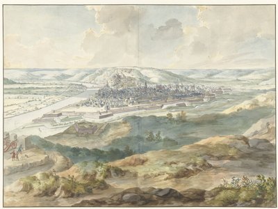 View of Namur from the East during the Siege of 1695 by Dirk Maas