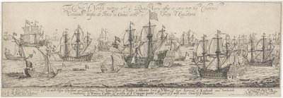 Duke of York Greeting the Royal Navy in the Channel by Dirk Stoop