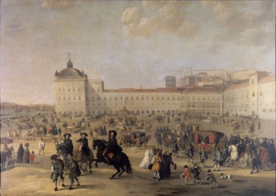 Palace Square Terreiro do Paço of Lisbon by Dirk Stoop