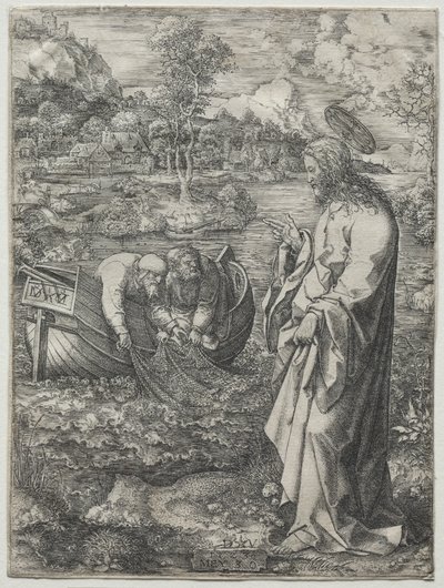 Jesus Calling to St. Peter and St. Andrew by Dirk Vellert