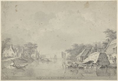 View of the River Lek in Utrecht by Dirk Verrijk