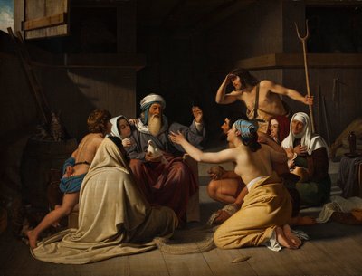 Noah and His Family in the Ark, 1835 by Ditlev Blunck