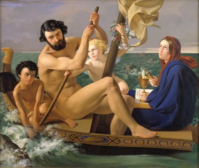 Manhood. From the series: The Four Ages of Man by Ditlev Conrad Blunck
