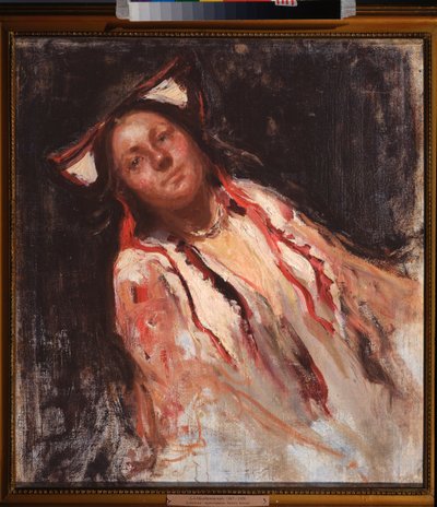 A Peasant Woman by Dmitri Anfimovich Shcherbinovsky