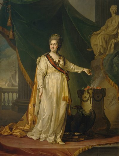 Catherine II as Legislator in the Temple of the Goddess of Justice, 1783 by Dmitri Grigorievich Levitsky