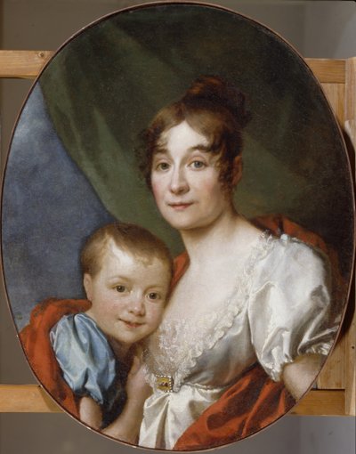 Portrait of Countess Ekaterina Alexandrovna Shakhovskaya with Daughter, 1807 by Dmitri Grigorievich Levitsky