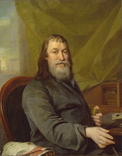 Portrait of Ivan Kharitonovich Bilibin the Great by Dmitri Grigorievich Levitsky