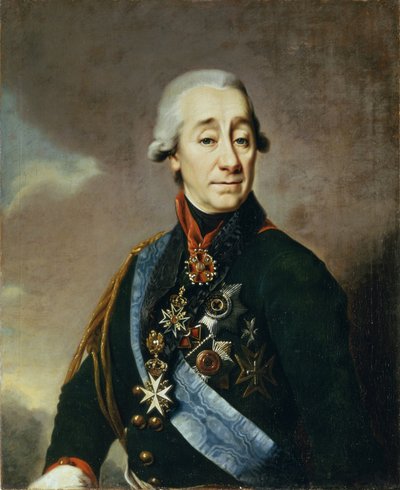 Portrait of Ivan Varfolomeevich Lamb by Dmitri Grigorievich Levitsky