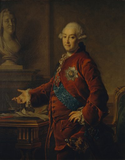 Portrait of Vice-Chancellor Prince Alexander Mikhaylovich Golitsyn by Dmitri Grigorievich Levitsky