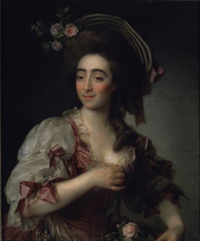 Portrait of the opera singer Anna Davia Bernucci, 1782 by Dmitri Grigorievich Levitsky