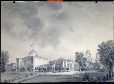 View of the Ostankino Palace by Dmitri Nikiforovich Martynov