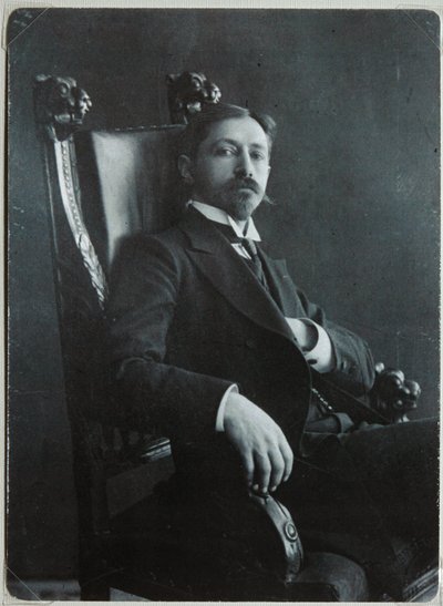 Portrait of the Author Ivan A. Bunin, 1870-1953, 1909 by Dmitri Spiridonovich Zdobnov