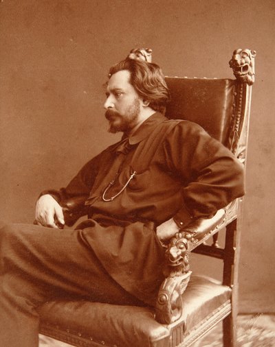 Portrait of Author Leonid Andreyev by Dmitri Spiridonovich Zdobnov