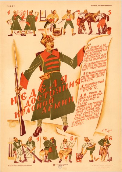 The Week of the Red Army Property by Dmitri Stachievich Moor
