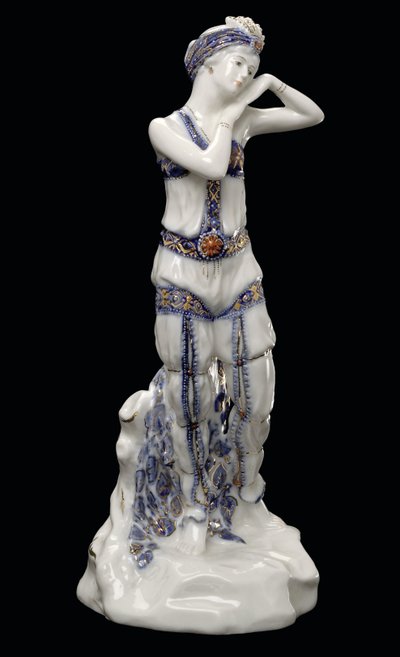 Tamara Karsavina as Zobeide in the Ballet Scheherazade by Dmitry Iosifovich Ivanov