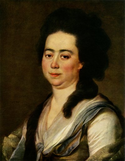 Portrait of Anna Sergeyevna Bakunina, c1770s by Dmitri Grigorievich Levitsky
