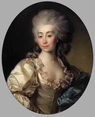 Portrait of Countess Urszula Mniszech by Dmitry Levitzky