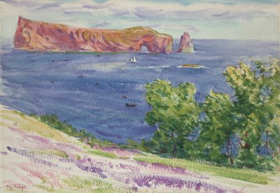 Shore Scenes with Trees and Cliff by Dodge Macknight