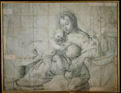 Holy Family at Rest with the Infant St. John the Baptist by Domenichino