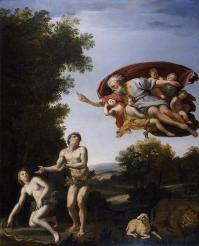 The Expulsion of Adam and Eve by Domenichino