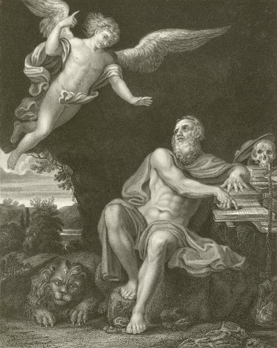 St Jerome with the Angel by Domenichino