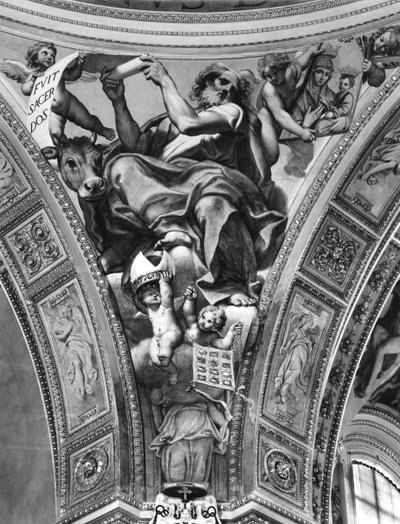 St. Luke, pendentive from the cupola by Domenichino