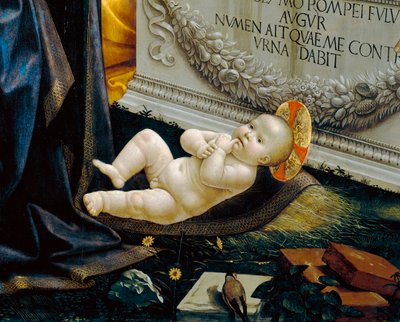 The Child Christ (detail) by Domenico Ghirlandaio