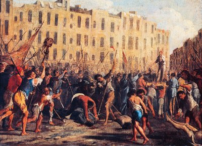 Killing of Father Giuseppe Carafa, July 10 by Domenico Gargiulo