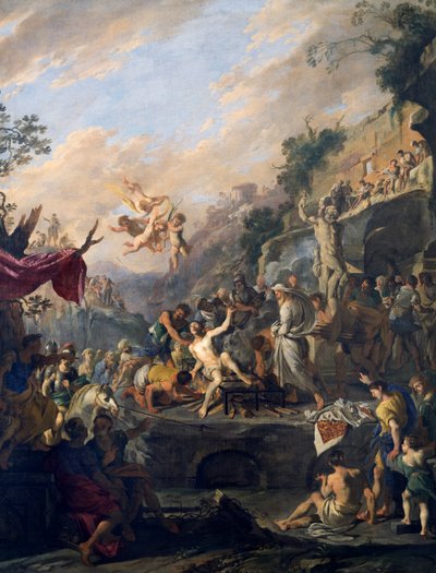 Martyrdom of Saint Lawrence by Domenico Gargiulo