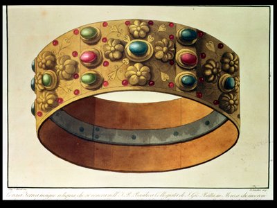 The Iron Crown of Lombardy, Engraved by D. Landini by Domenico (after) Landini