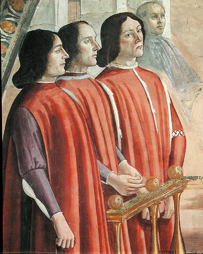 Members of the Sassetti Family (detail) by Domenico Ghirlandaio