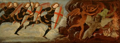 St. Michael and the Angels at War with the Devil by Domenico Ghirlandaio