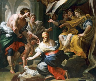 The judgment of Solomon by Domenico Antonio Vaccaro by Domenico Antonio Vaccaro