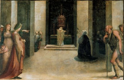 Altarpiece of the Stigmas of St. Catherine (Detail) by Domenico Beccafumi